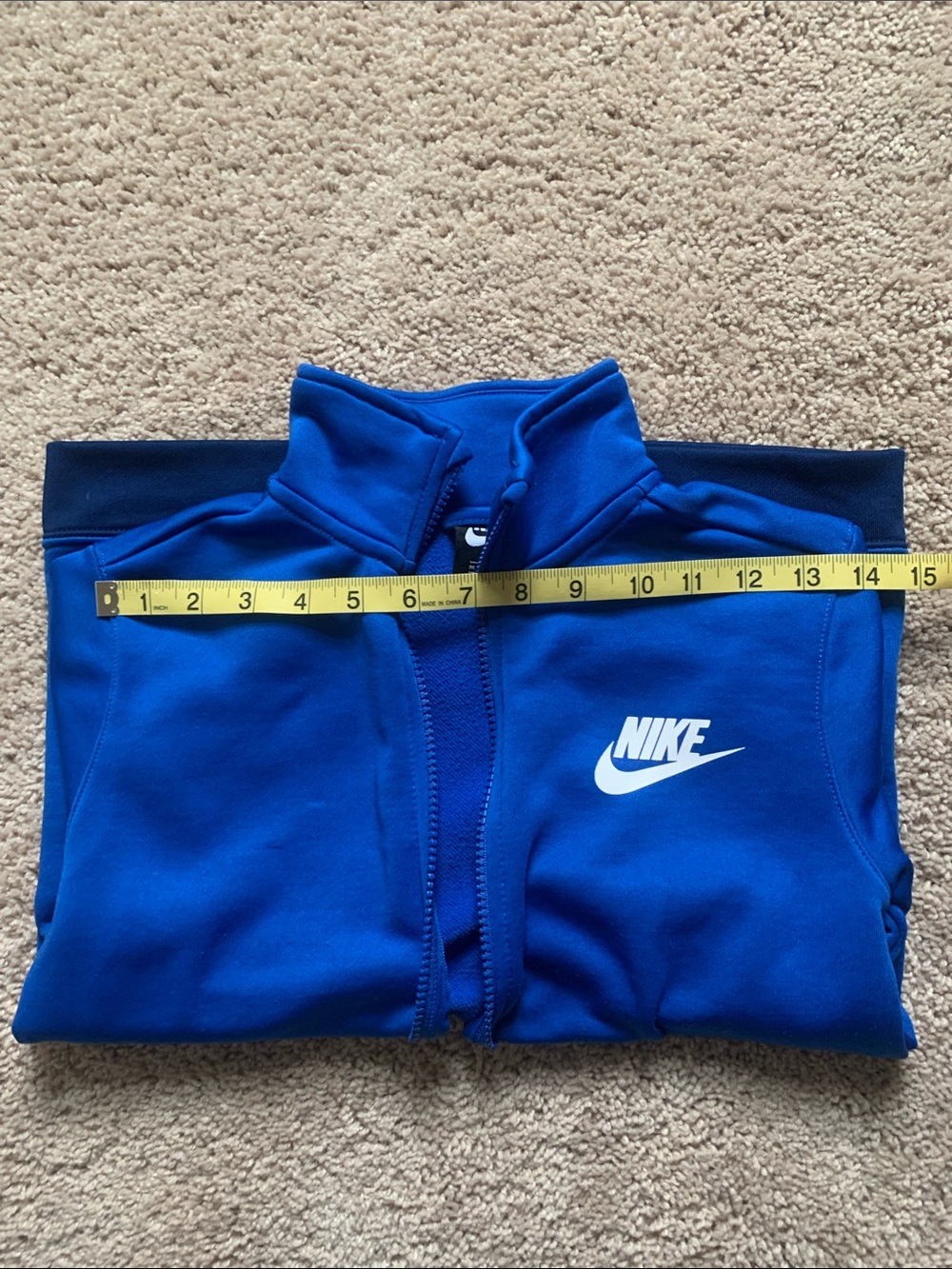 Nike Kids Two-Tone Blue Zip Jacket & Navy Joggers - Picture 8 of 8